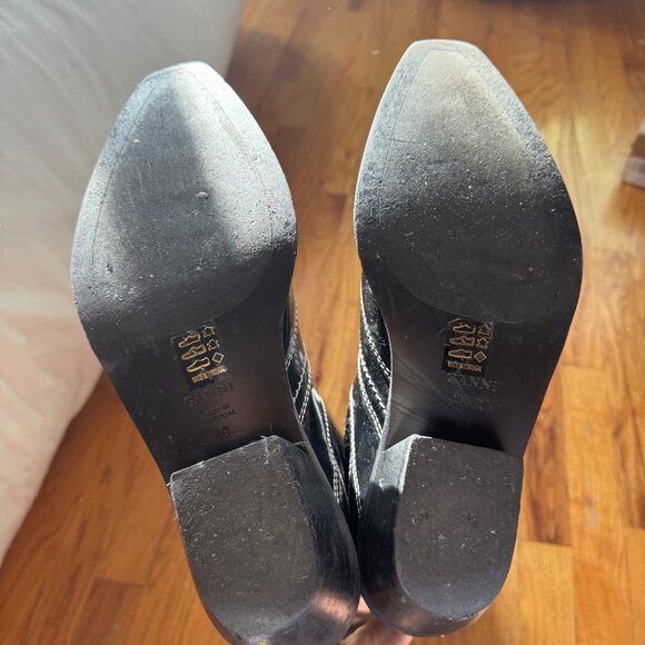 GANNI Polished Western Tall Boot - Picture 5 of 6